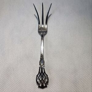 Manchester Vintage Sterling Silver Lemon Fork Antique Early 1900's Signed R.L.B.
